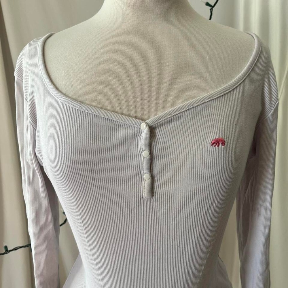 white henley - Picture 2 of 8